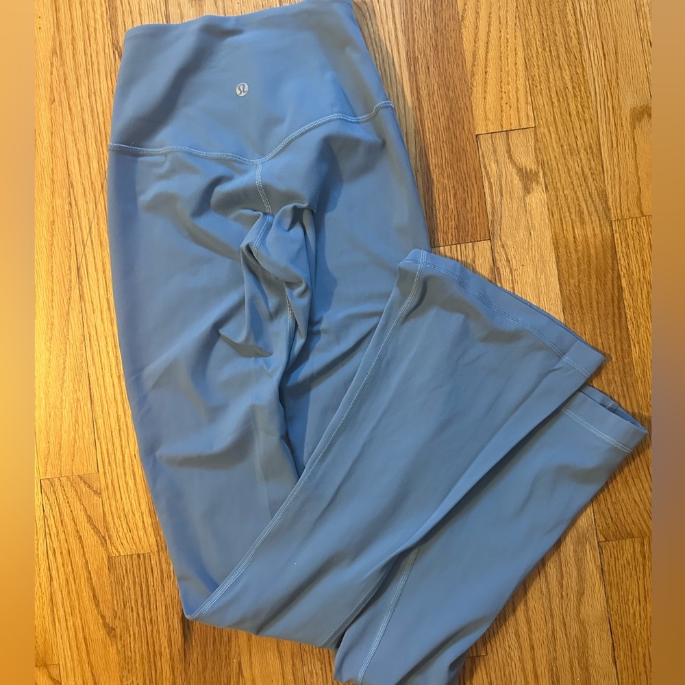 lululemon athletica Light Blue Flare Leggings